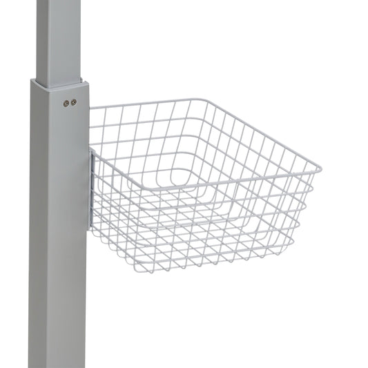 Large wire basket, T-slot mount