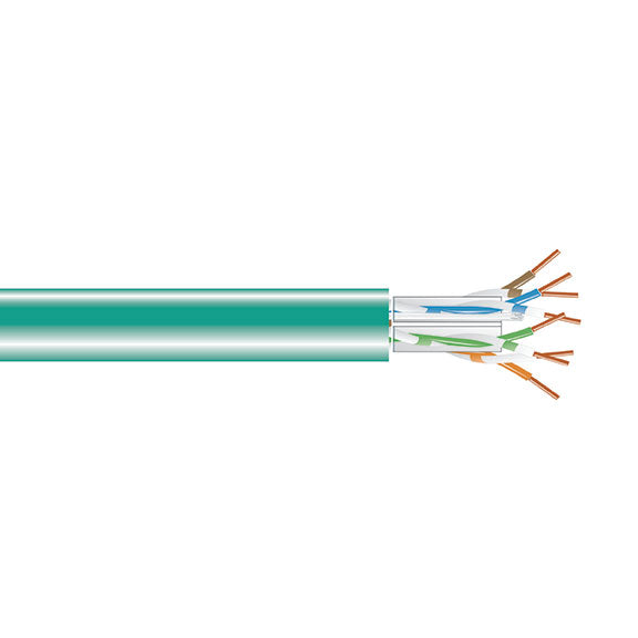 CAT6A SOLID RISER 1000 GREEN