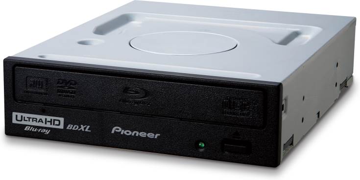 Pioneer Optical Drives BDR-211UBK 16X BD/DVD/CD Writer Support Ultra HD Blu-Ray Playback Retail