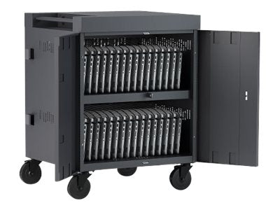 Charging Cart AC for up to 32 devices w/Back Panel,1.4 inch W Slots