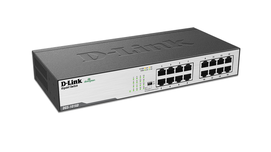 Unmanaged Gigabit Switch. 16-port Gigabit Ethernet Rackmount Switch.Limited Life