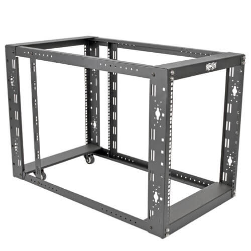 SmartRack 12U Standard-Depth 4-Post Open Frame Rack
