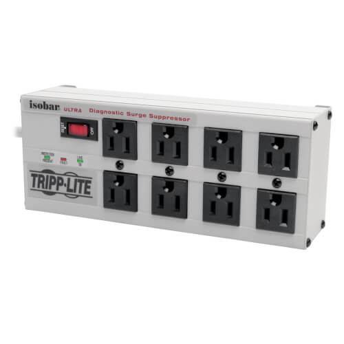 ISOBAR825ULTRA - Isobar 8-Outlet Surge Protector, 25 ft. Cord with Right-Angle P