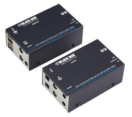 DVI-D, DUAL HEAD, USB KVM EXTENDER W/AUDIO, CATX 50M