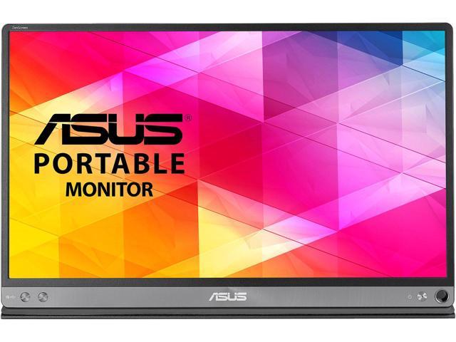 ASUS Monitor MB16AC ZenScreen Portable USB Monitor 15.6 Full HD 1920x1080 Hybrid Signal Solution IPS USB Type-C Flicker Free Blue Light Filter Retail