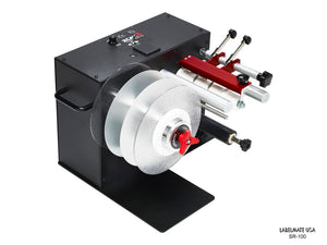 LABELMATE,HD LABEL SLITTER-REWINDER WITH TENSIONING LOOP. INCLUDES 2 FLANGES, 2 BLADES, AND 2 SP-76-220AL SEPARATOR PLATES. FOR USE W/UP TO 6 WIDE MEDIA