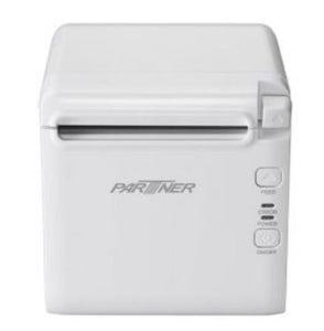 PARTNER TECH, RP-700, PRINTER, FRONT LOADER, THERMAL RECEIPT, WHITE, USB, BLUETOOTH (MIFI), 3 YEAR WARRANTY