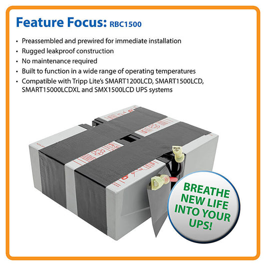 Battery Replacement for Select SMART UPS Systems 2 12V Batteries
