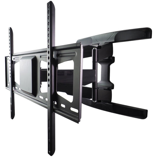 Dual Arm Swingout Mount for Flat Panel Displays up to 95 lbs. Dual Stud - Black