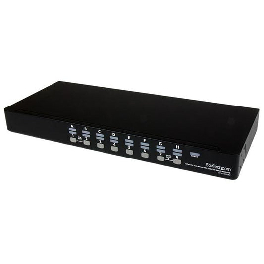 A complete 16-port USB KVM kit, including all necessary cables and accessories -