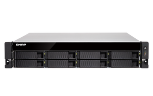 QNAP Network Attachment Storage TS-877XU-RP-2600-8G-US 2U 8Bay 8GB DDR4 AMD Ryzen 5 2600 6-core 3.4GHz Retail