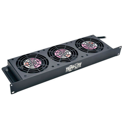 TRIPP LITE SRFAN1U - SmartRack 1U Fan Tray, 3 120V High-Performance Fans, 210 CF