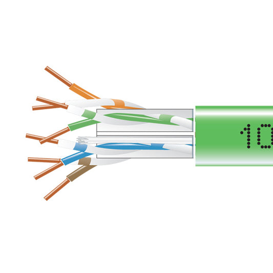 GIGATRUE 550 CAT6 BULK PLN, GREEN, 1000FT