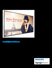 PHILIPS, 55" ANDROID SOC BASED COMMERCIAL (24X7) DISPLAY, 450 NITS, WIFI, 16 GB MEMORY, 3 YEAR WARRANTY