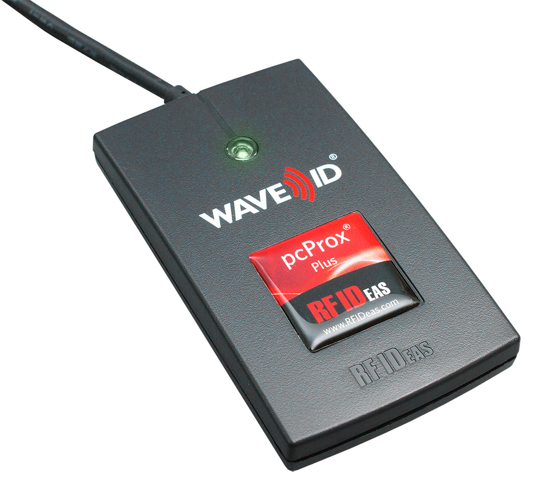 RFIDEAS, PCPROX PLUS ENROLL W/ ICLASS ID WALLMOUNT BLACK USB READER, 13IN CABLE