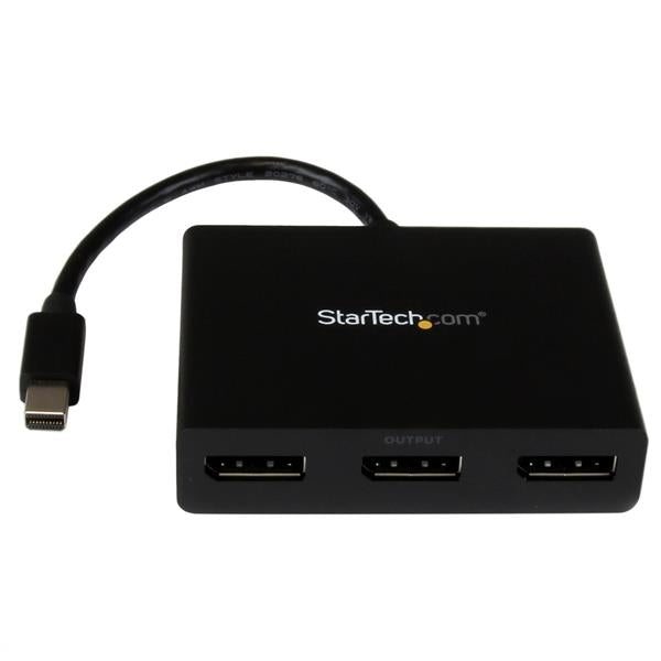 Use this adapter to connect three independent displays to a single mDP 1.2 port