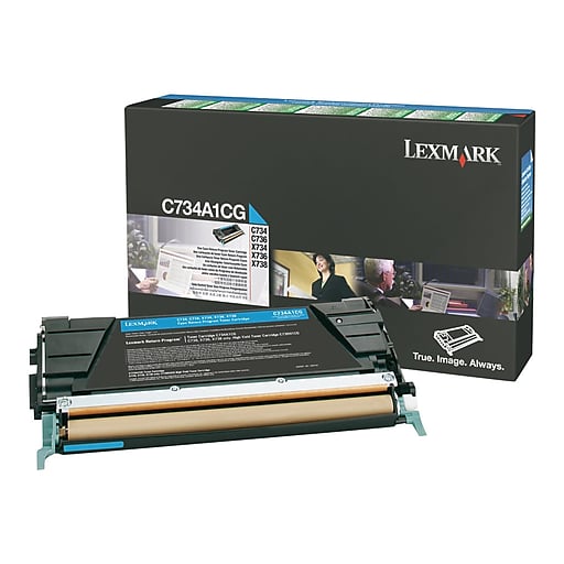 C73x/X73x Cyan Return Program Toner Cartridge 6K