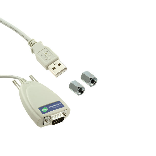 Digi Edgeport 1 port RS-232 DB-9 to USB Converter with captive 2 meter USB cable
