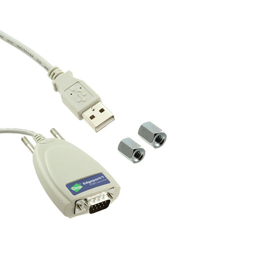 Digi Edgeport 1 port RS-232 DB-9 to USB Converter with captive 2 meter USB cable