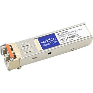 AddOn HP JD110A Compatible TAA Compliant 1000Base-CWDM SFP Transceiver (SMF, 157