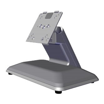 NCR, ACCESSORY, X SERIES TABLE-TOP POS STAND FOR INTEGRATED POWER SUPPLY