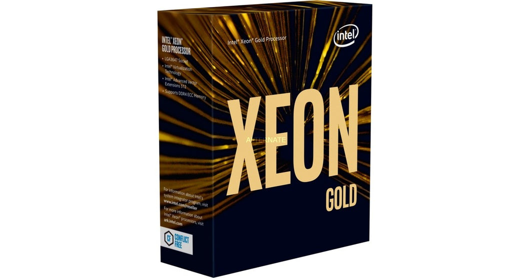 Intel CPU BX806955220 Xeon Gold 5220 18Cores/36Threads 2.2GHz 24.75M FC-LGA14B Retail