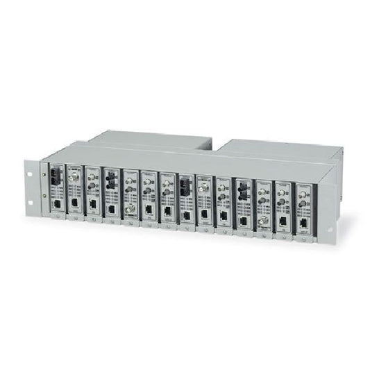 FlexPoint 14-Slot Power Chassis, Dual Power Supply, 115 230 VAC