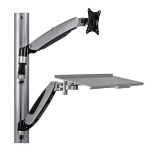 WALL MOUNT F/SIT STAND DESKTOP
