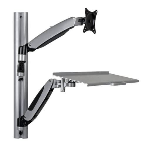 WALL MOUNT F/SIT STAND DESKTOP