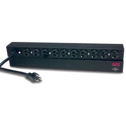 APC NetShelter Basic Rack PDU, 1U, 20A, 120V, 10 NEMA 5-20 outlets, 5-20P inlet