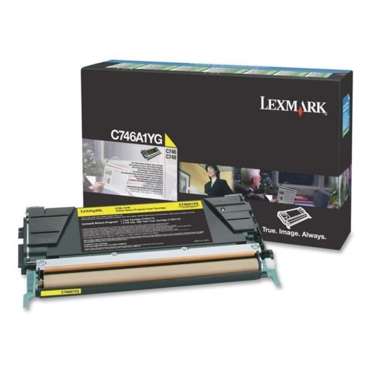 C746, C748 Yellow Return Program Toner Cartridge
