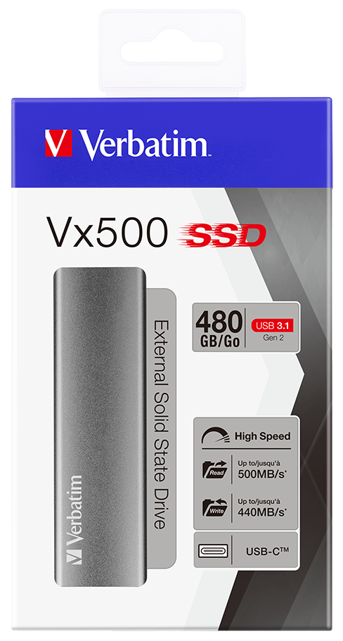 480GB VX500 EXTERNAL SSD USB