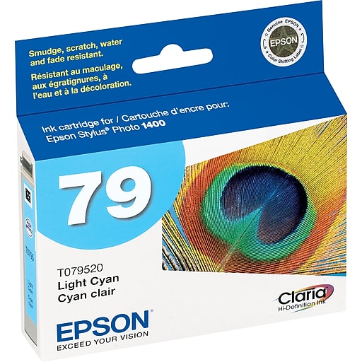 LIGHT CYAN INK CRTG STY PHOTO 1400(3PK)