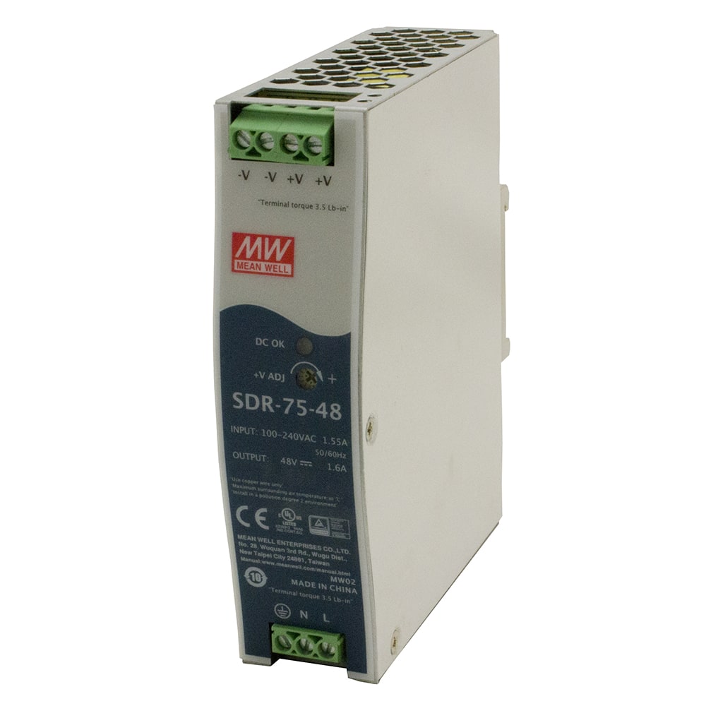 POWER SUPPLY 48VDC 75Watt DIN Rail