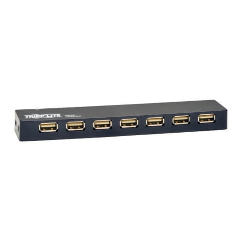 Tripp Lite series 7-Port Industrial-Grade USB 2.0 Hub - 15 kV ESD Immunity, Meta