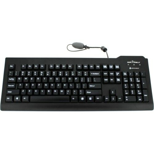 SILVER SEAL Medical Grade Keyboard Backlit-Quick Connect Dishwasher Safe & Antim