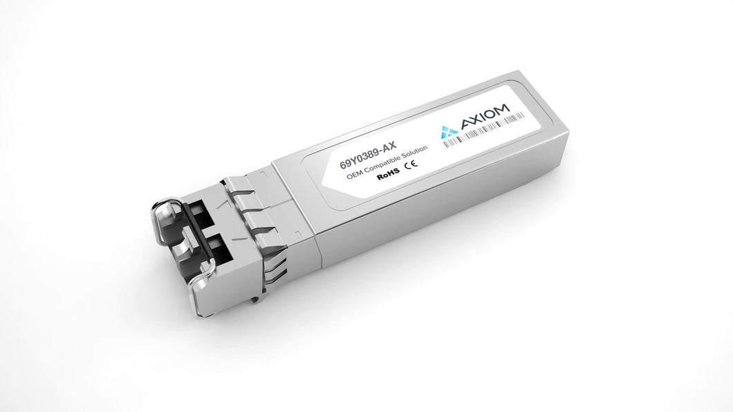 Axiom 10GBASE-SR SFP+ Transceiver for IBM # 69Y0389,Life Time Warranty