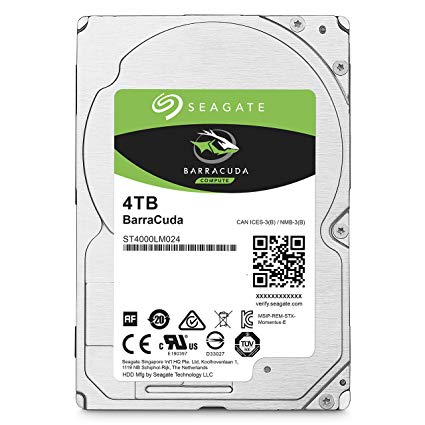 Seagate HDD ST4000LM024 4TB SATA 6Gb s 128MB 5400 2.5 BarraCuda Bare