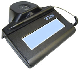 TOPAZ, IDLITE LCD 1X5 WITH FINGERPRINT READER COMBO (USB BACKLIT), WITH SOFTWARE