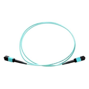 Axiom MPO Female to MPO Female Multimode OM4 50/125 Fiber Optic Cable - 8m