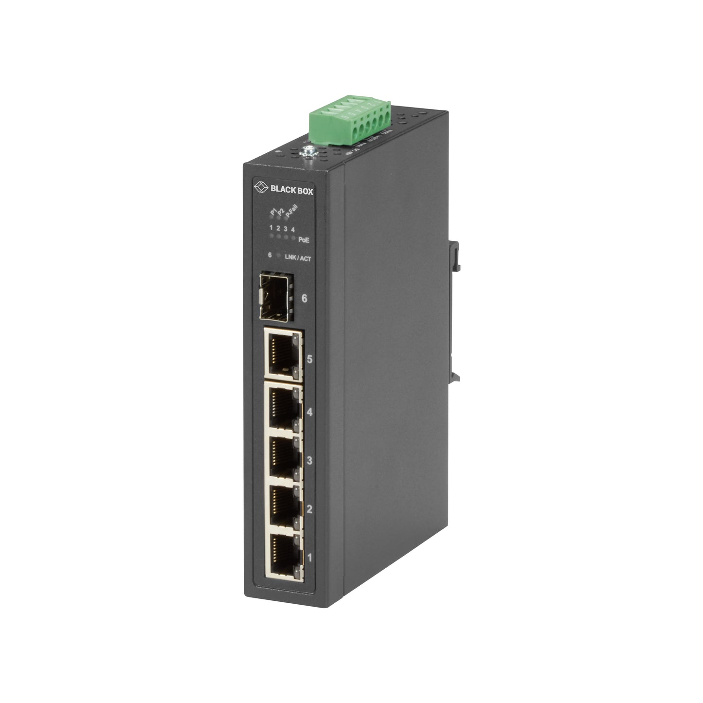 6P FAST ETH IND SW POE+
