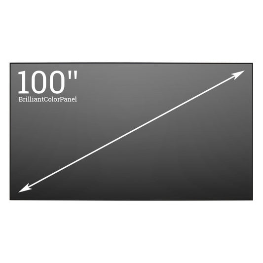 BrilliantColor Panel 100, 1080p Black Diffuser Panel, High Ambient Light Panel.