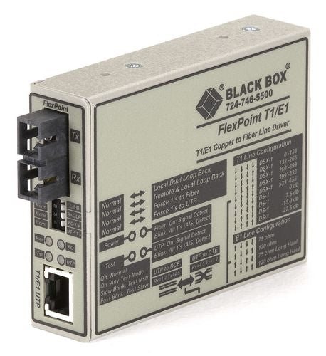 FlexPoint 1000-Mbps Fiber-to-Fiber Mode Converters,850-nm Multimode to 1300-nm S