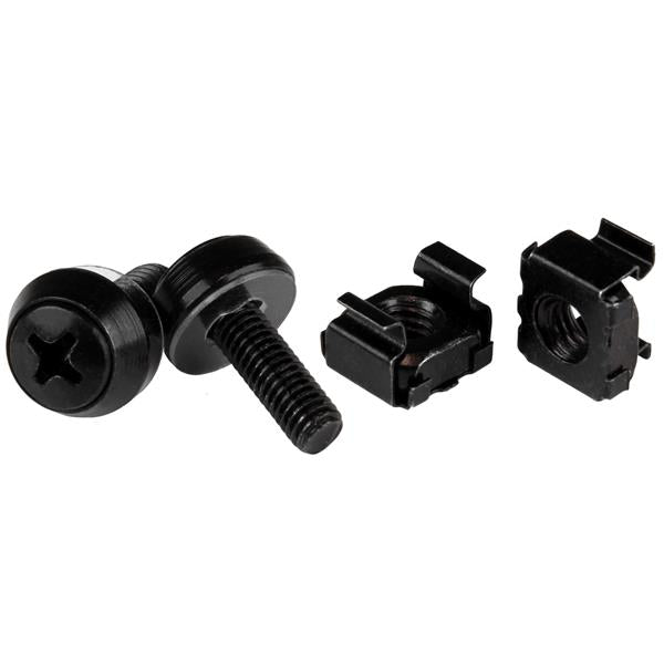 These high-quality M5 x 12mm screws and cage nuts make it easy to mount equipmen
