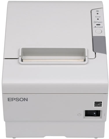 EPSON, TM-T88V, THERMAL RECEIPT PRINTER - ENERGY STAR RATED, EPSON COOL WHITE, USB & SERIAL INTERFACES, PS-180 POWER SUPPLY, REQUIRES A CABLE