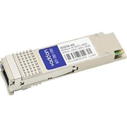 AddOn HP JG325A Compatible TAA Compliant 40GBase-SR4 QSFP+ Transceiver (MMF, 850